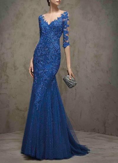 Luxury Elegant Lace Mermaid Mother Of The Bride Dresses