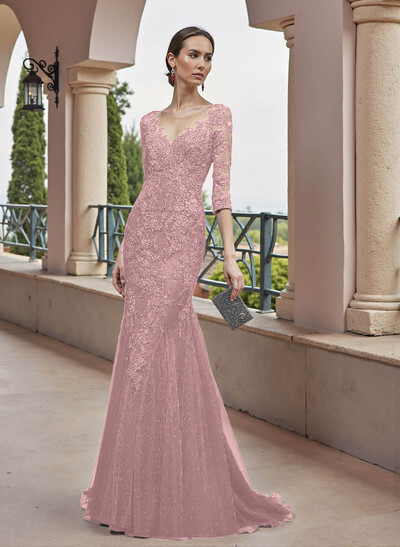 Luxury Elegant Lace Mermaid Mother Of The Bride Dresses