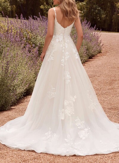 Classic Romantic Wedding Dress With Lace