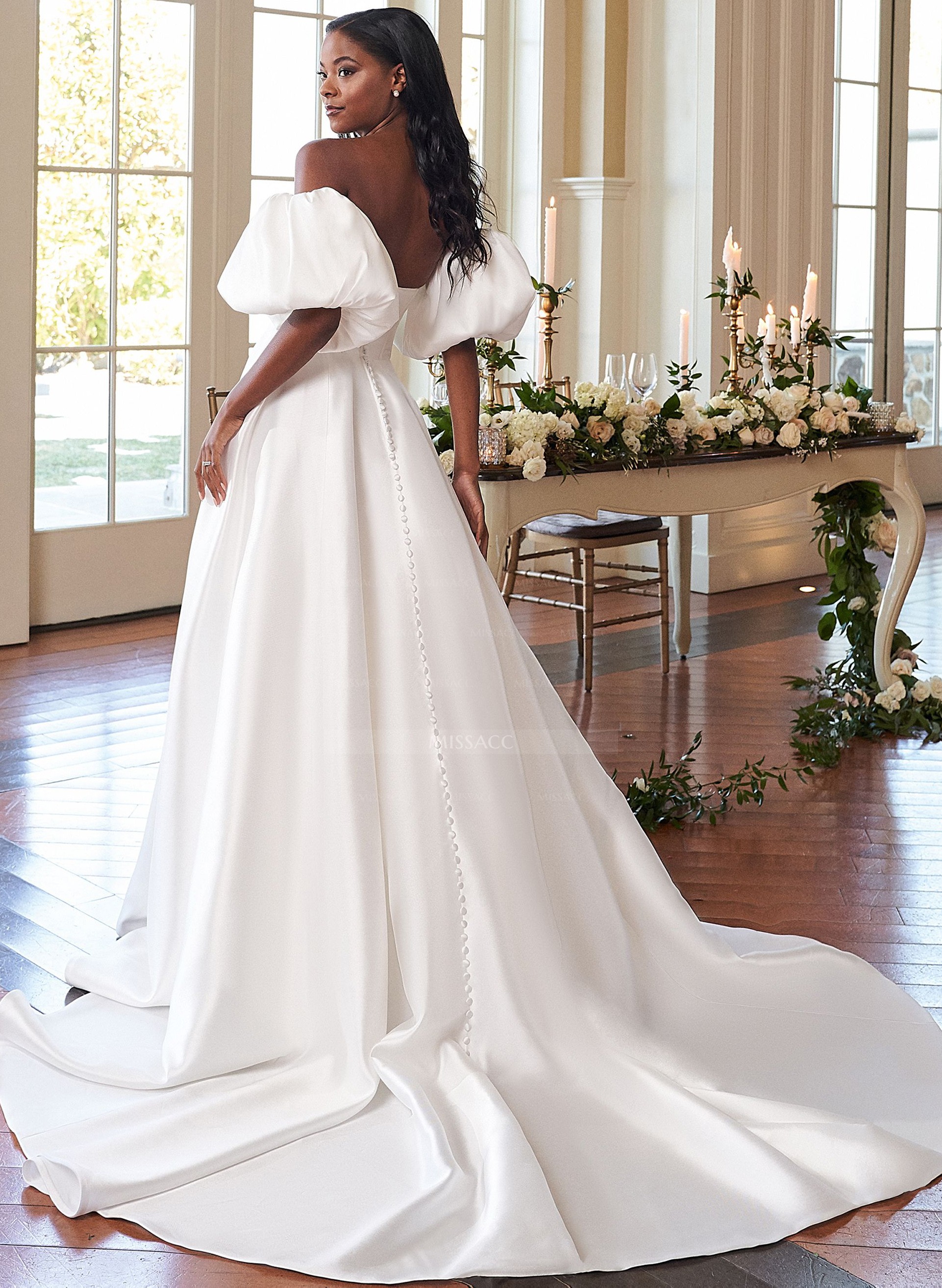 Simple Ball-Gown Wedding Dresses