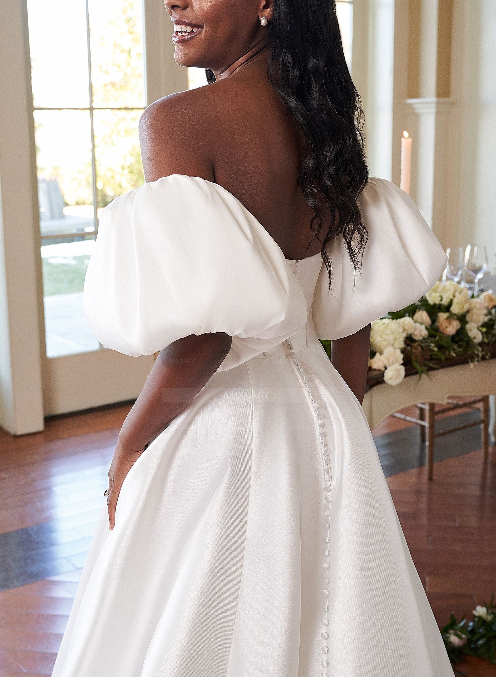 Simple Ball-Gown Wedding Dresses