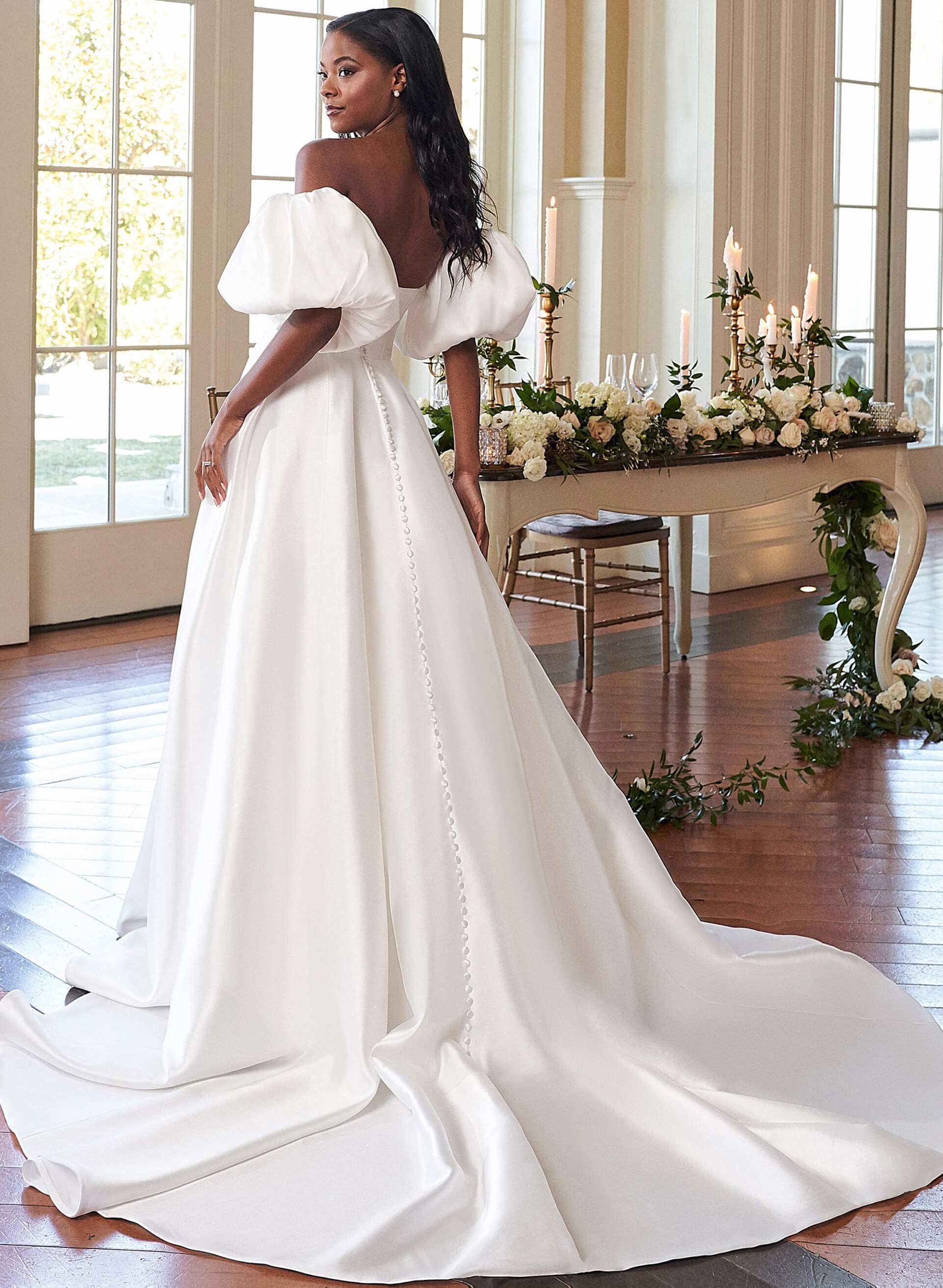 Simple Ball-Gown Wedding Dresses