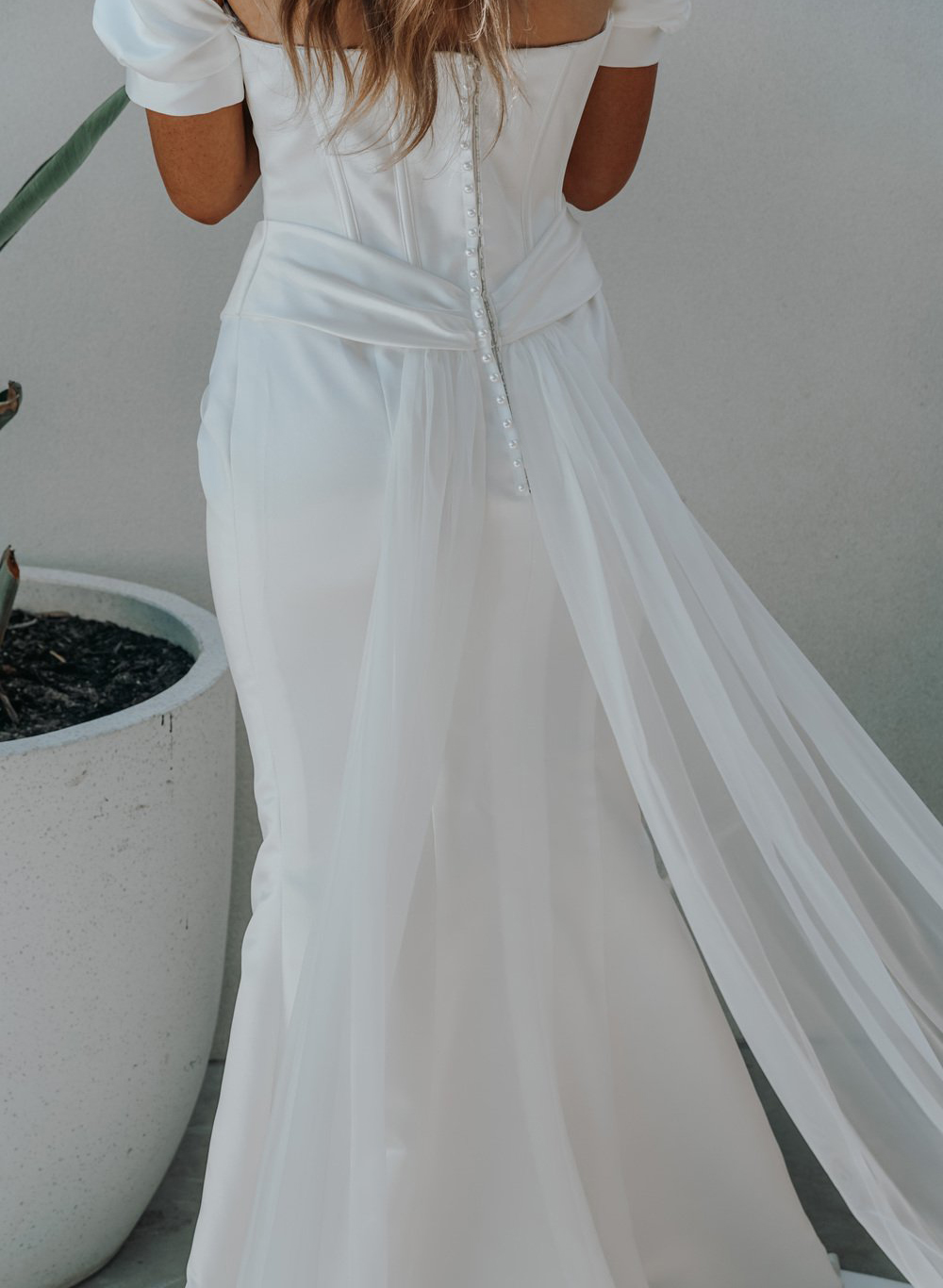 Corset Mermaid Wedding Dresses With Satin Strapless