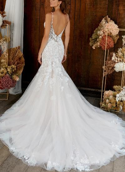 Classic Luxury Lace Mermaid Wedding Dresses