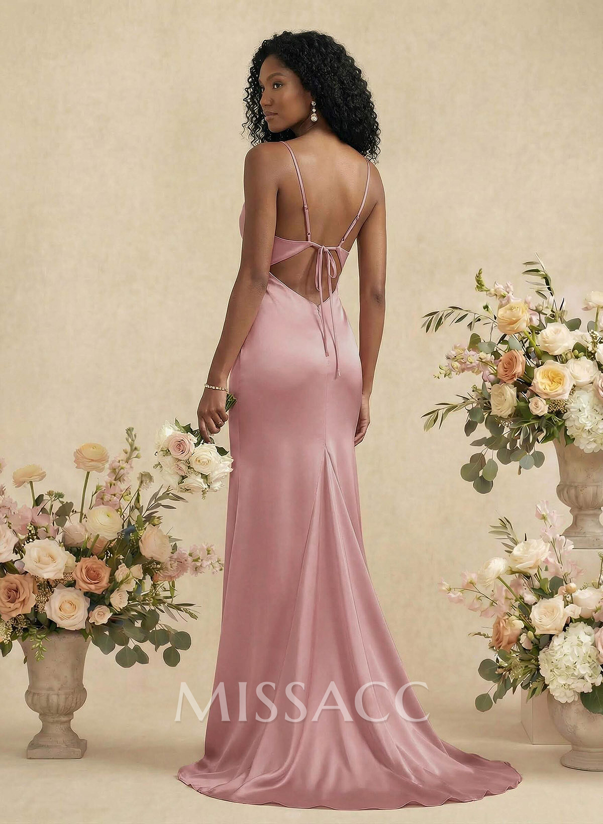 Cowl Neck Trumpet/Mermaid Back Hole Bridesmaid Dresses Cowl Neck Trumpet/Mermaid Back Hole Bridesmaid Dresses
