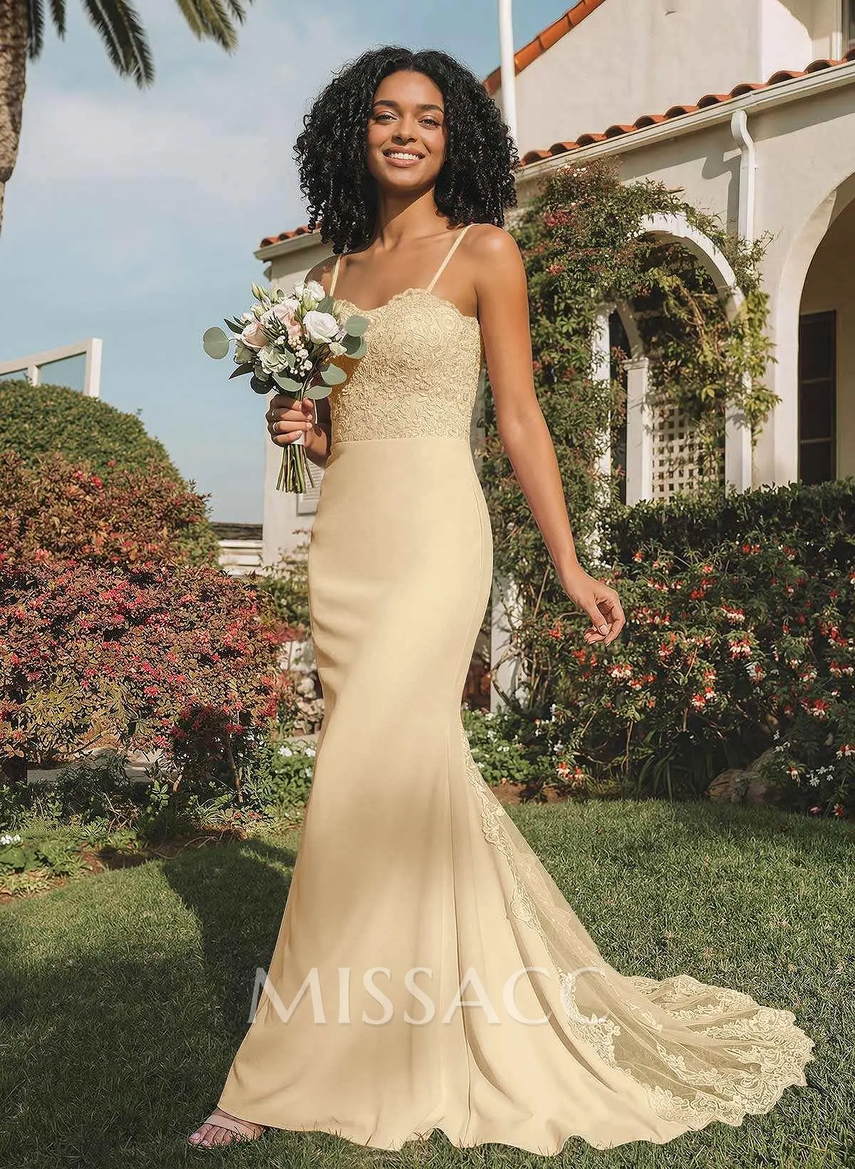 romantic lace bridesmaid dresses Romantic Lace Wedding Gown