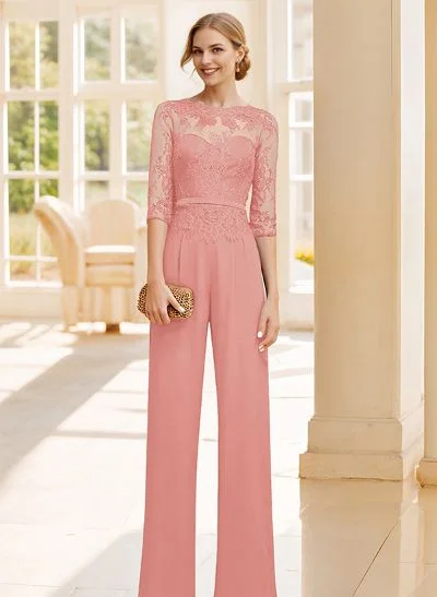Missacc Dusty Rose Evening Dresses Jumpsuit/Pantsuit Lace Elegant Blue Evening Dresses Missacc Dusty Rose Evening Dresses Jumpsuit/Pantsuit Lace Elegant Blue Evening Dresses