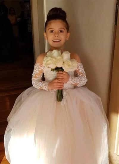 Ball Gown Princess Lace Tulle Flower Girl Dresses