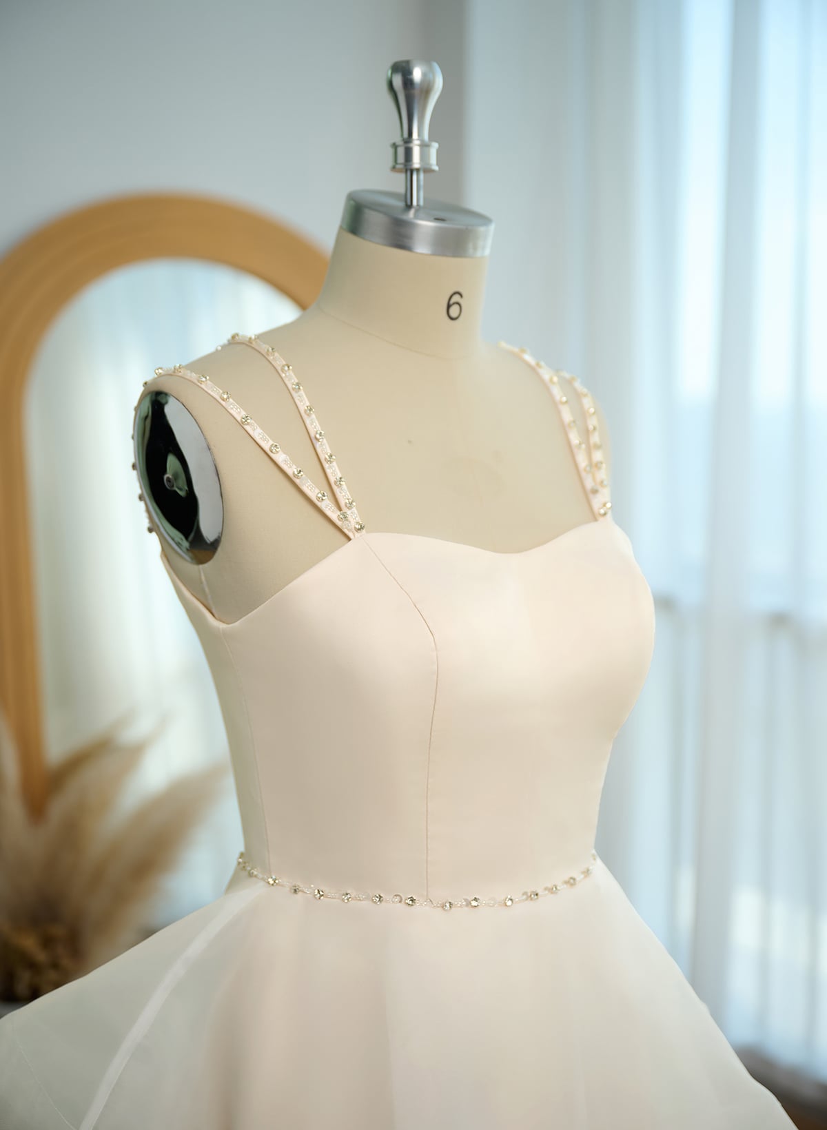 A-Line Sleeveless Short/Mini Tulle Homecoming Dresses