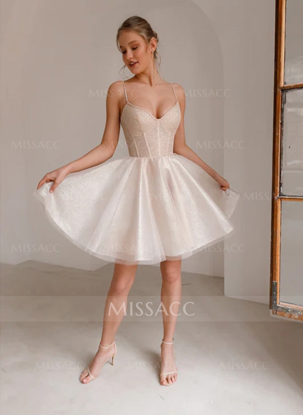 A-Line Sweetheart Sleeveless Short/Mini Homecoming Dresses