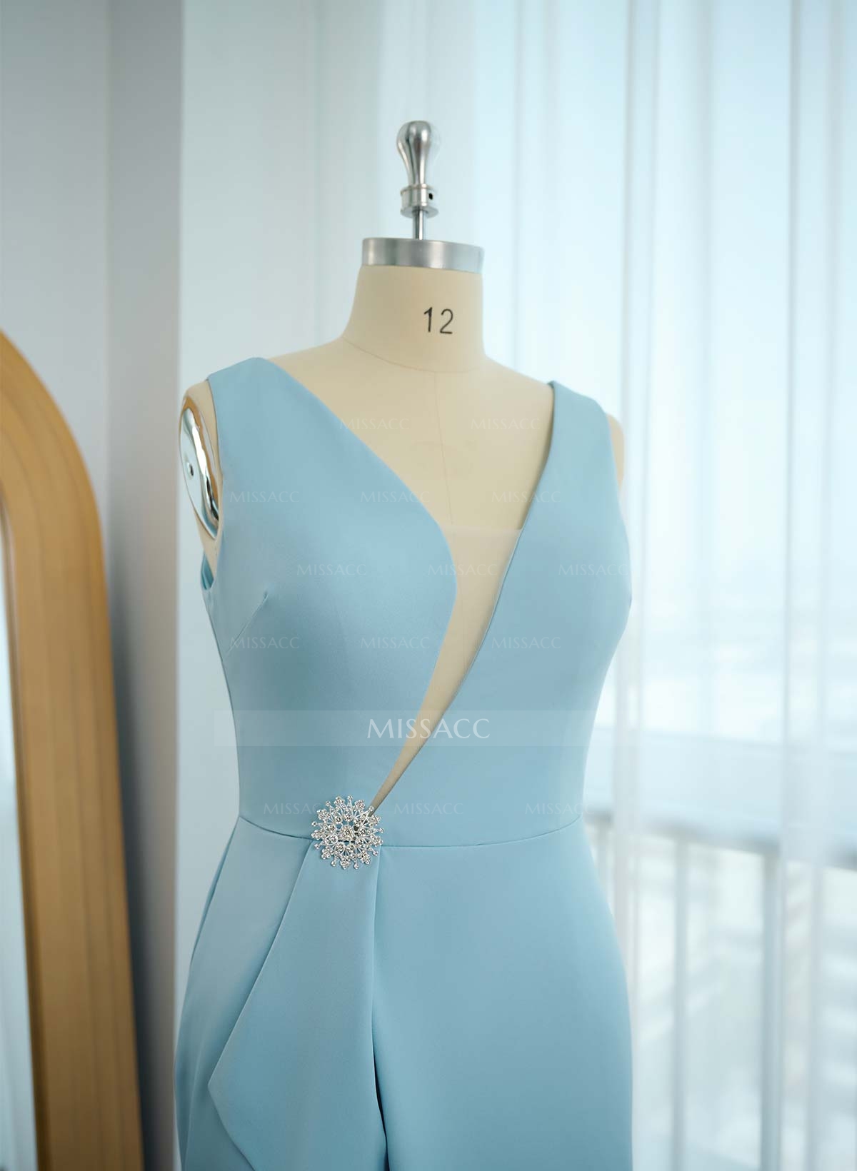 Sheath Sleeveless Floor-Length Mother Of The Bride Dresses With Split Front