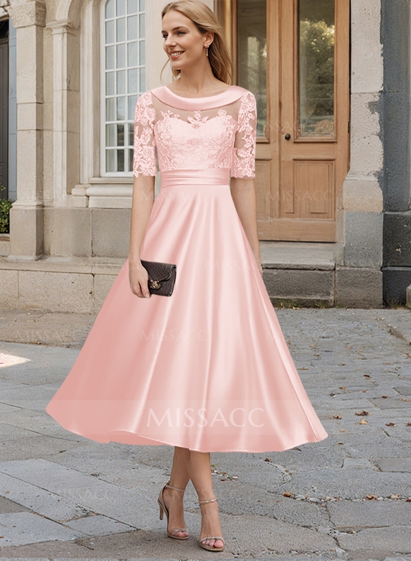 a pink prom dress Hot Pink Satin Prom Dress with Corset Bodice and Basque Waist – AS039 –  Viniodress