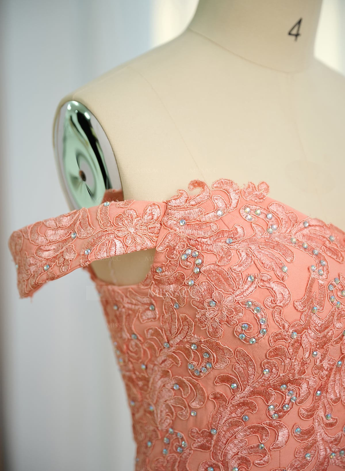 Off-The-Shoulder Elegant Elastic Satin Mother Of The Bride Dresses With Beaded Embroidery