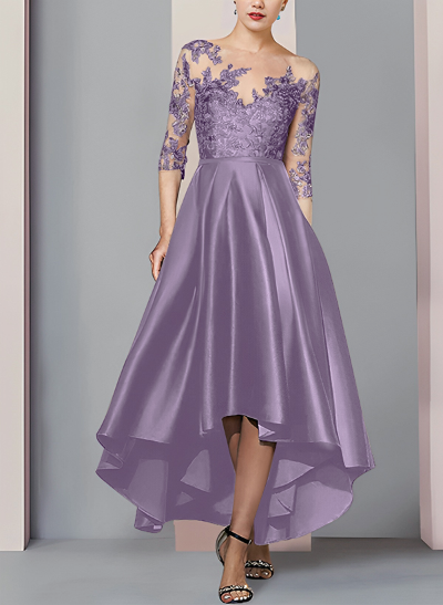 A-Line Asymmetrical Lace Mother Of The Bride Dresses