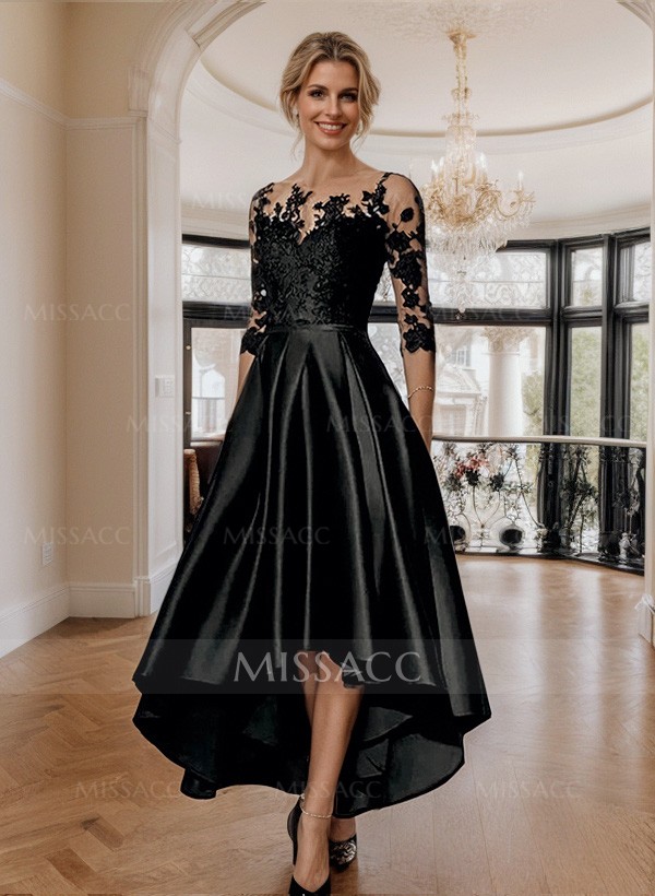 Asymmetrical mother of the bride dress best sale