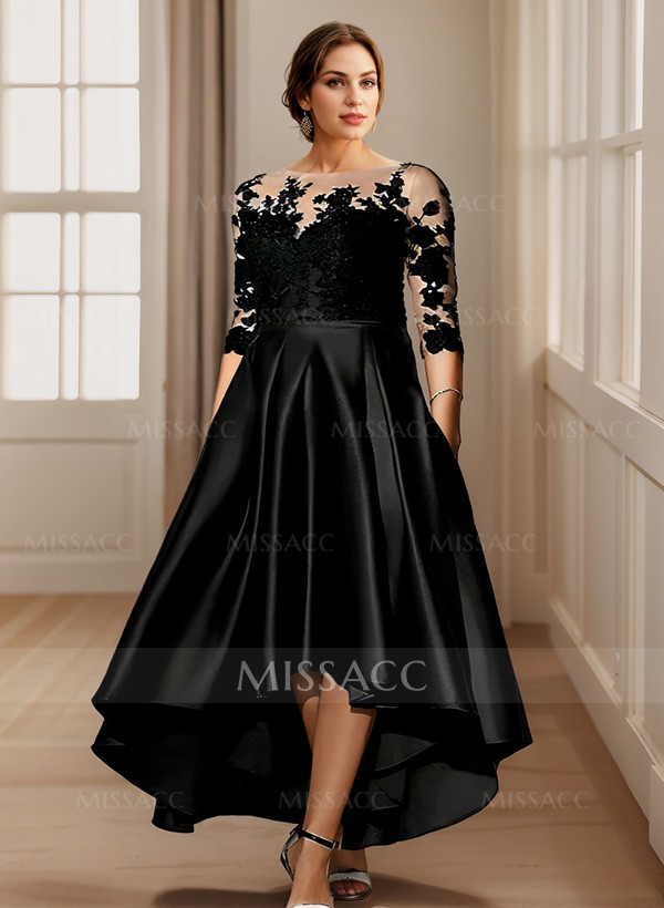 A-Line Asymmetrical Lace Mother Of The Bride Dresses