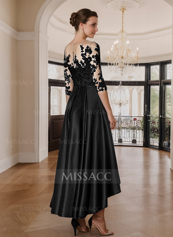 A-Line Asymmetrical Lace Mother Of The Bride Dresses