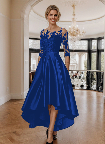 A-Line Asymmetrical Lace Mother Of The Bride Dresses