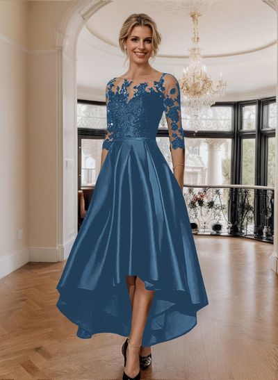 A-Line Asymmetrical Lace Mother Of The Bride Dresses