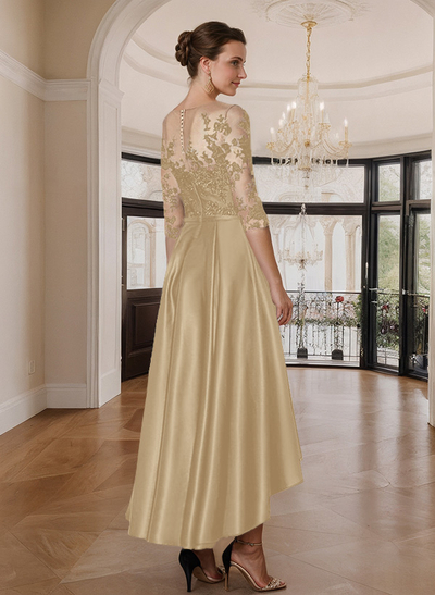 A-Line Asymmetrical Lace Mother Of The Bride Dresses