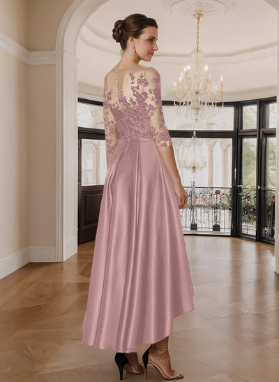 A-Line Asymmetrical Lace Mother Of The Bride Dresses