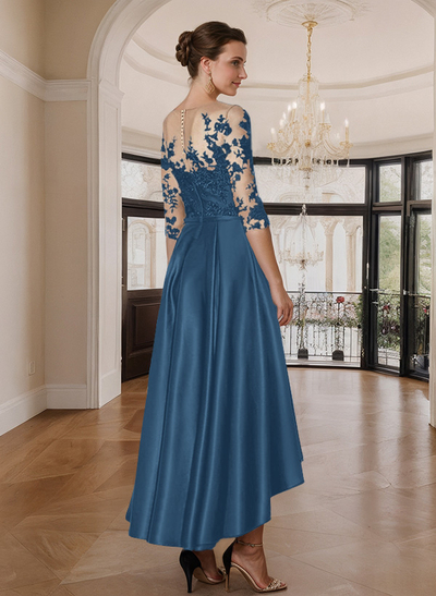 A-Line Asymmetrical Lace Mother Of The Bride Dresses