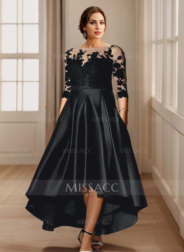 A-Line Asymmetrical Lace Mother Of The Bride Dresses