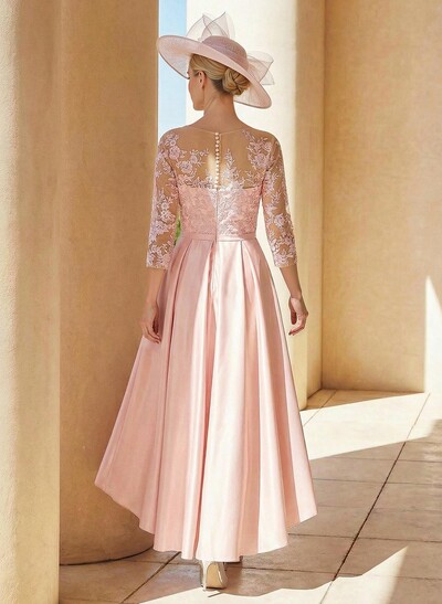 A-Line Asymmetrical Lace Mother Of The Bride Dresses