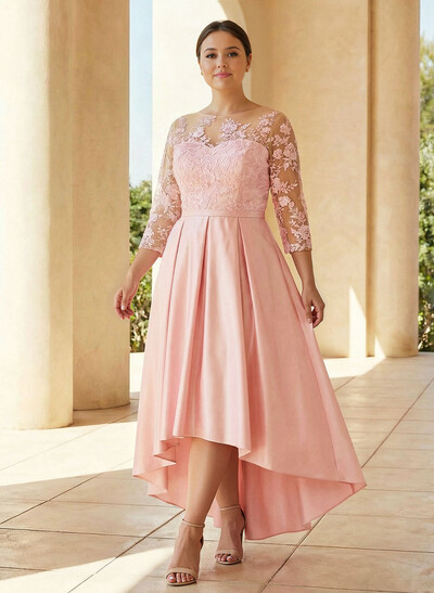 A-Line Asymmetrical Lace Mother Of The Bride Dresses