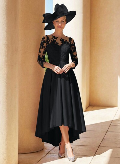 A-Line Asymmetrical Lace Mother Of The Bride Dresses