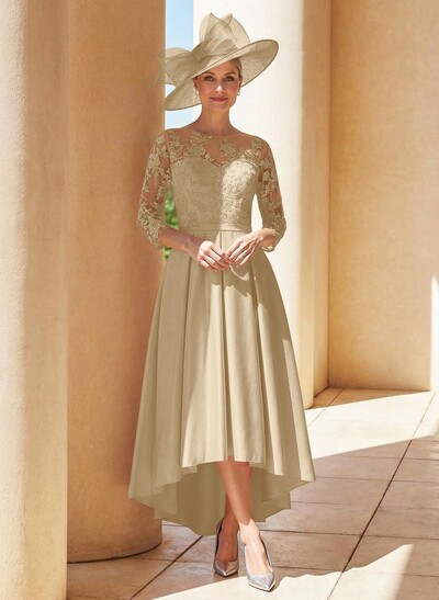 A-Line Asymmetrical Lace Mother Of The Bride Dresses