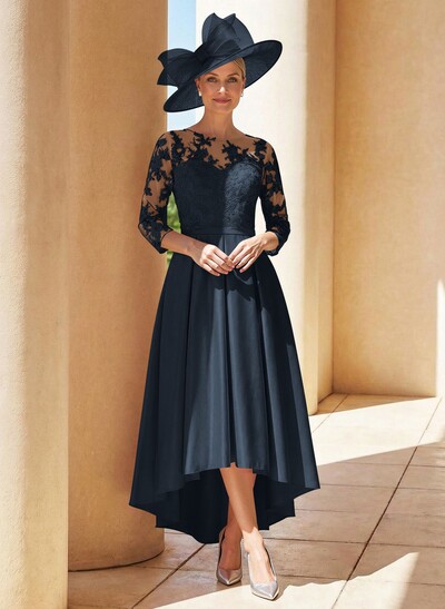 A-Line Asymmetrical Lace Mother Of The Bride Dresses