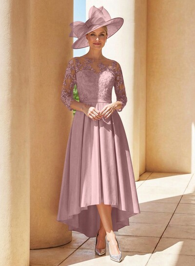 A-Line Asymmetrical Lace Mother Of The Bride Dresses