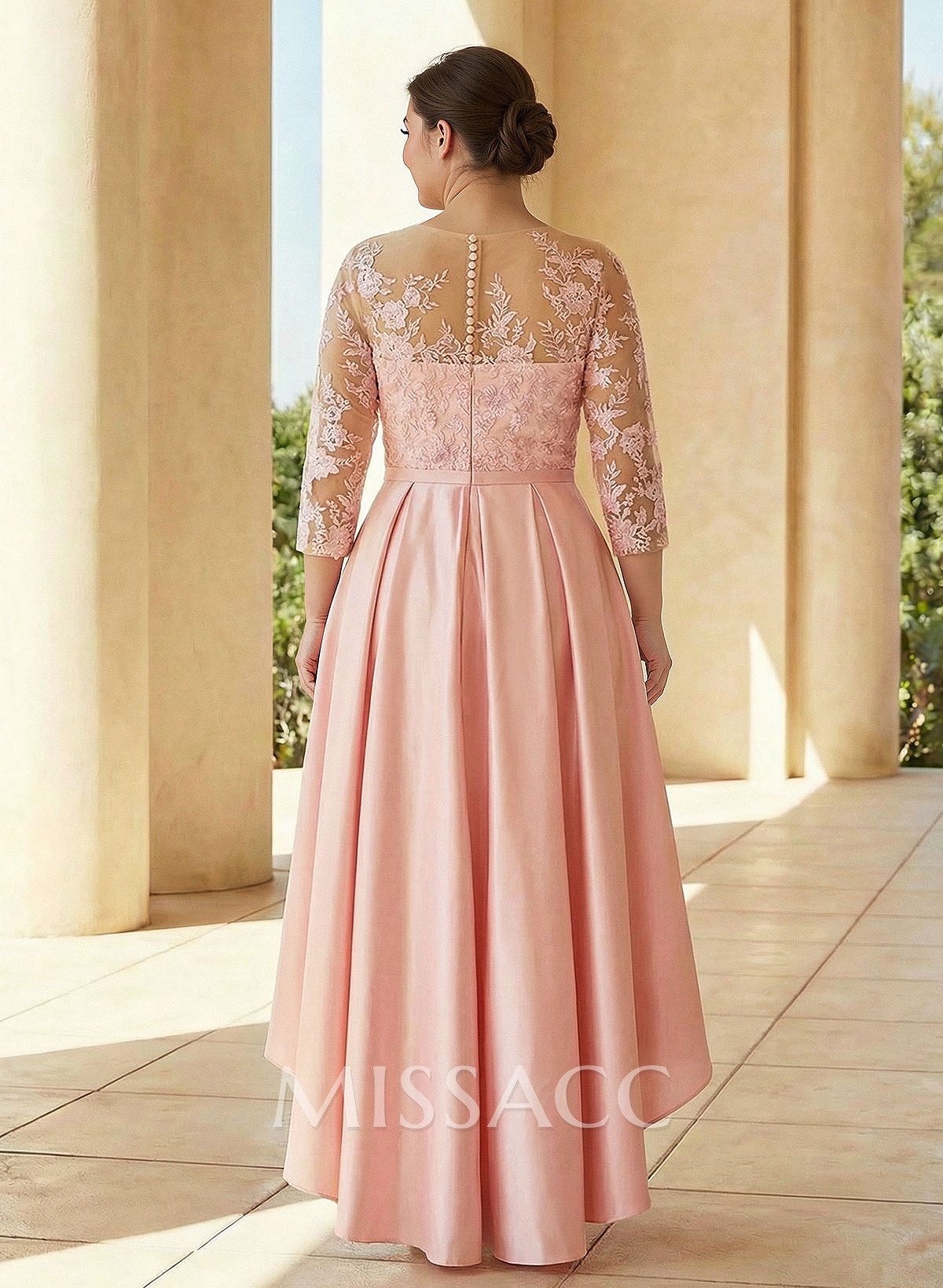 A-Line Asymmetrical Lace Mother Of The Bride Dresses A-Line Asymmetrical Lace Mother Of The Bride Dresses