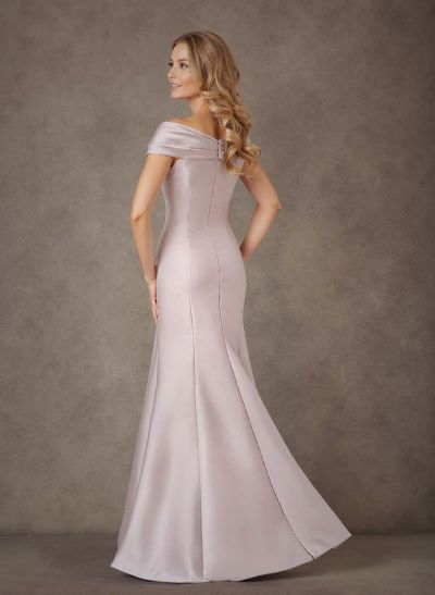 Trumpet/Mermaid Off-The-Shoulder Satin Mother Of The Bride Dresses