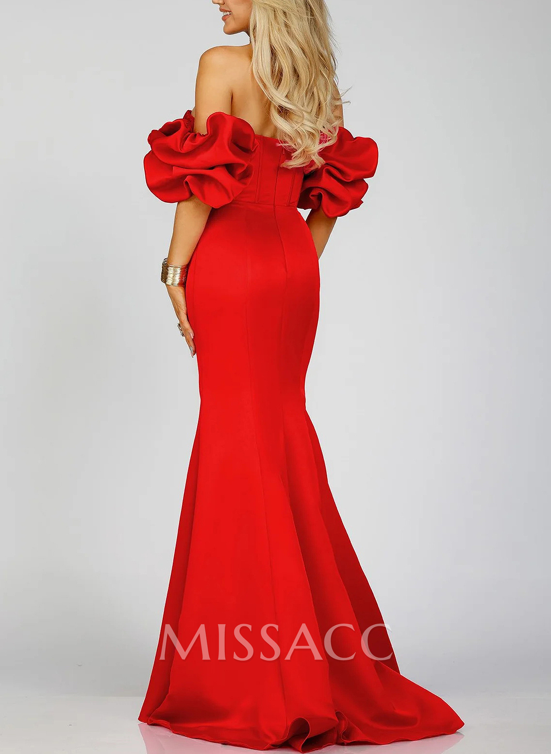 Red Mermaid Slit Long Prom Dresses/Evening Dresses Red Mermaid Slit Long Prom Dresses/Evening Dresses
