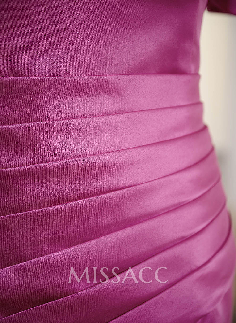 Hot Pink Sparkly Mermaid Prom Dresses With Satin Hot Pink Sparkly Mermaid Prom Dresses With Satin