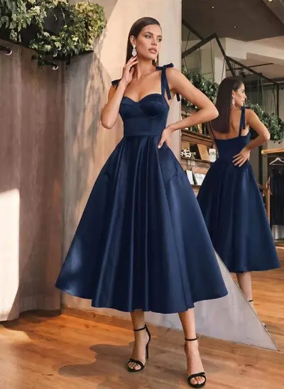 yellow halter dress KissProm Mermaid Deep Satin Long Prom Dresses with Slit, Yellow / 6 Angie Pink Dress MATERIAL POLYESTER Style Code:WMN4432-02 inv-76