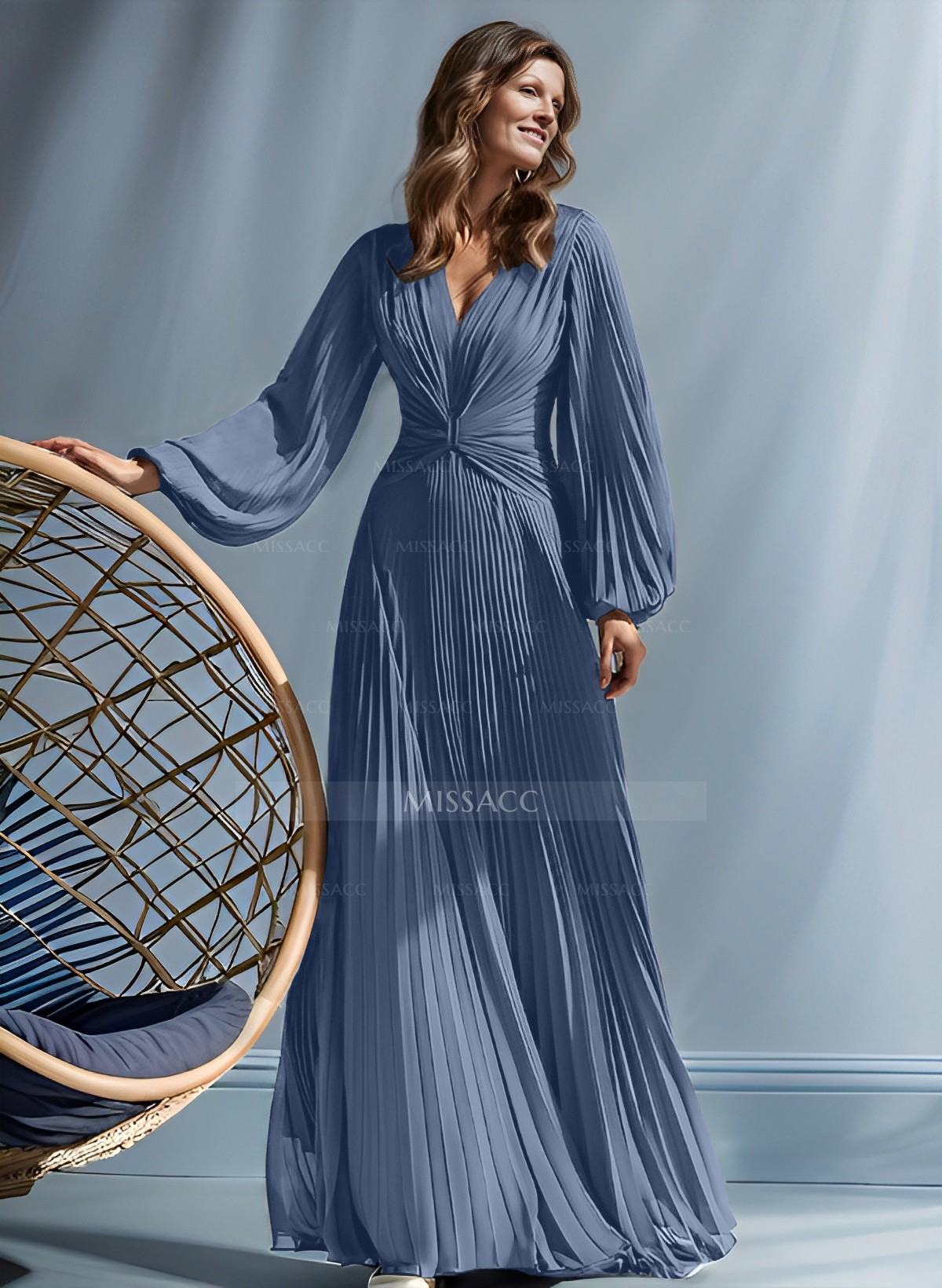 Abito Chemisier Vestiti Lunghi A Maniche Lunghe Luisa Beccaria