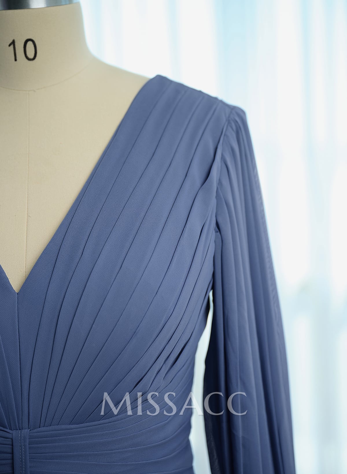 A-Line V-Neck Long Sleeves Floor-Length Chiffon Mother Of The Bride Dresses A-Line V-Neck Long Sleeves Floor-Length Chiffon Mother Of The Bride Dresses