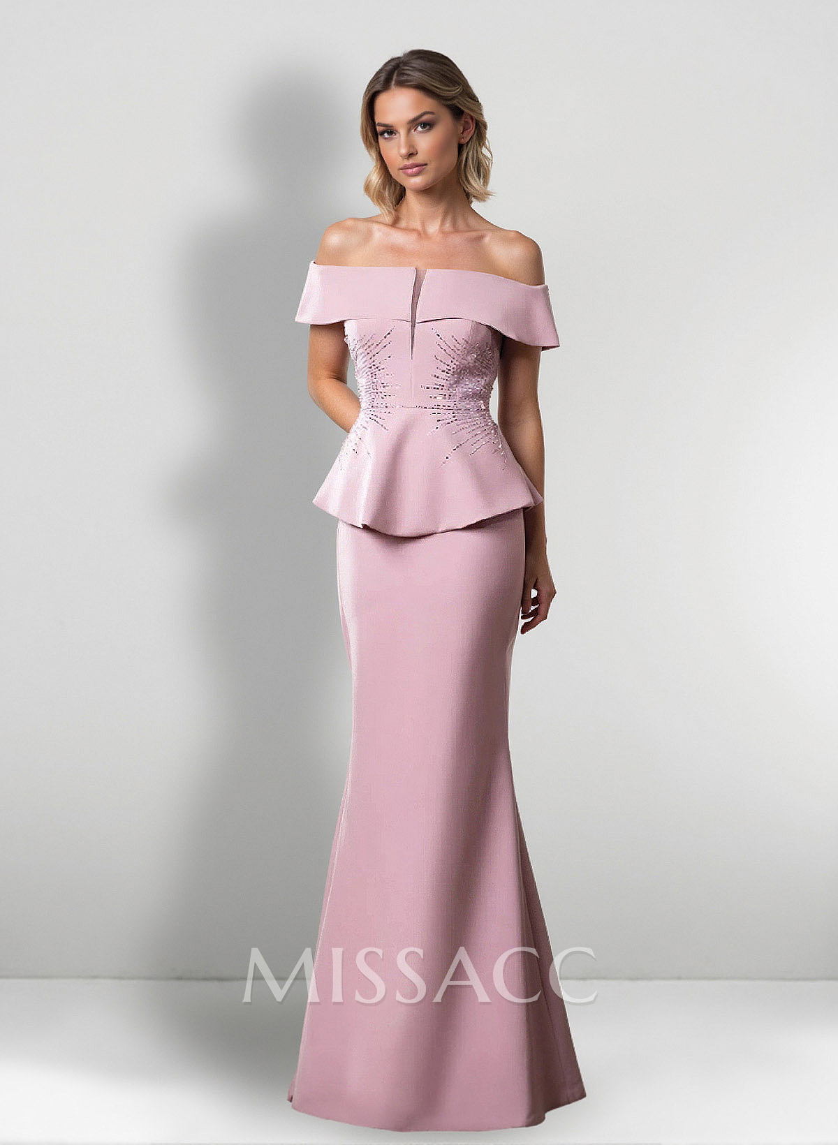 Trumpet/Mermaid Off-The-Shoulder Elastic Satin Mother Of The Bride Dresses Trumpet/Mermaid Off-The-Shoulder Elastic Satin Mother Of The Bride Dresses