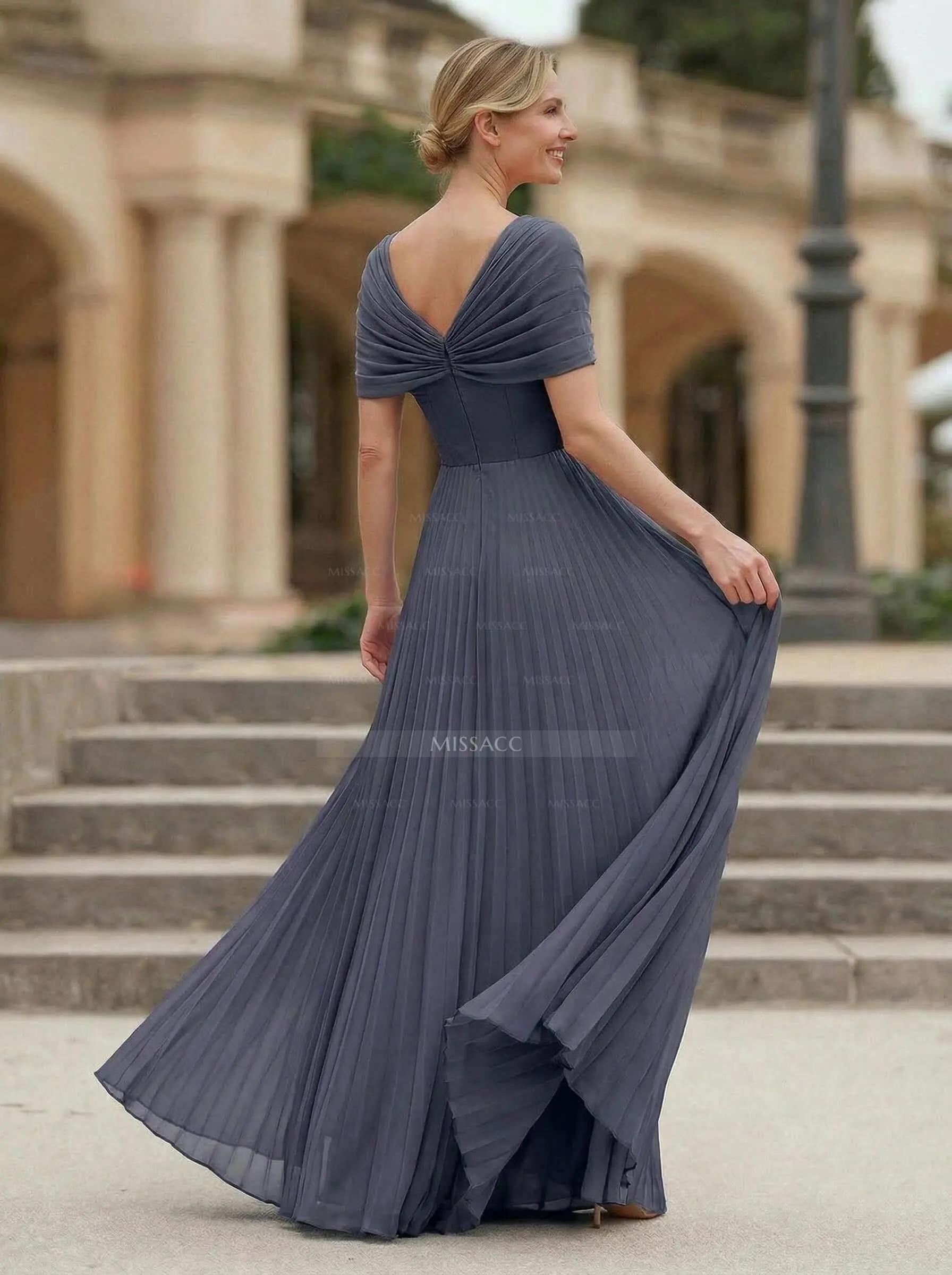green emerald velvet dress One-Shoulder Long Formal Dress with Floral Print PromGirl