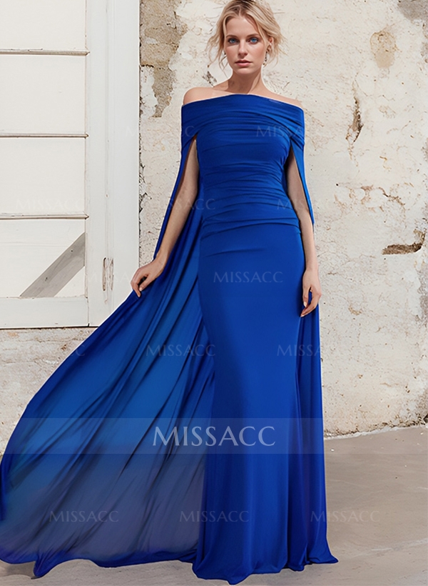 Strapless Sleeveless Floor-Length Mother Of The Bride Dresses With Pleated