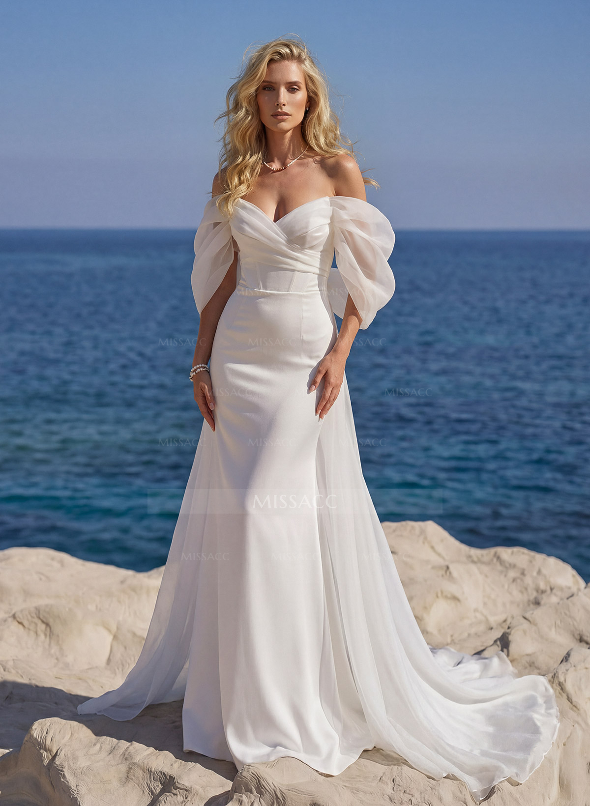 Modern Off-The-Shoulder Trumpet/Mermaid Wedding Dresses