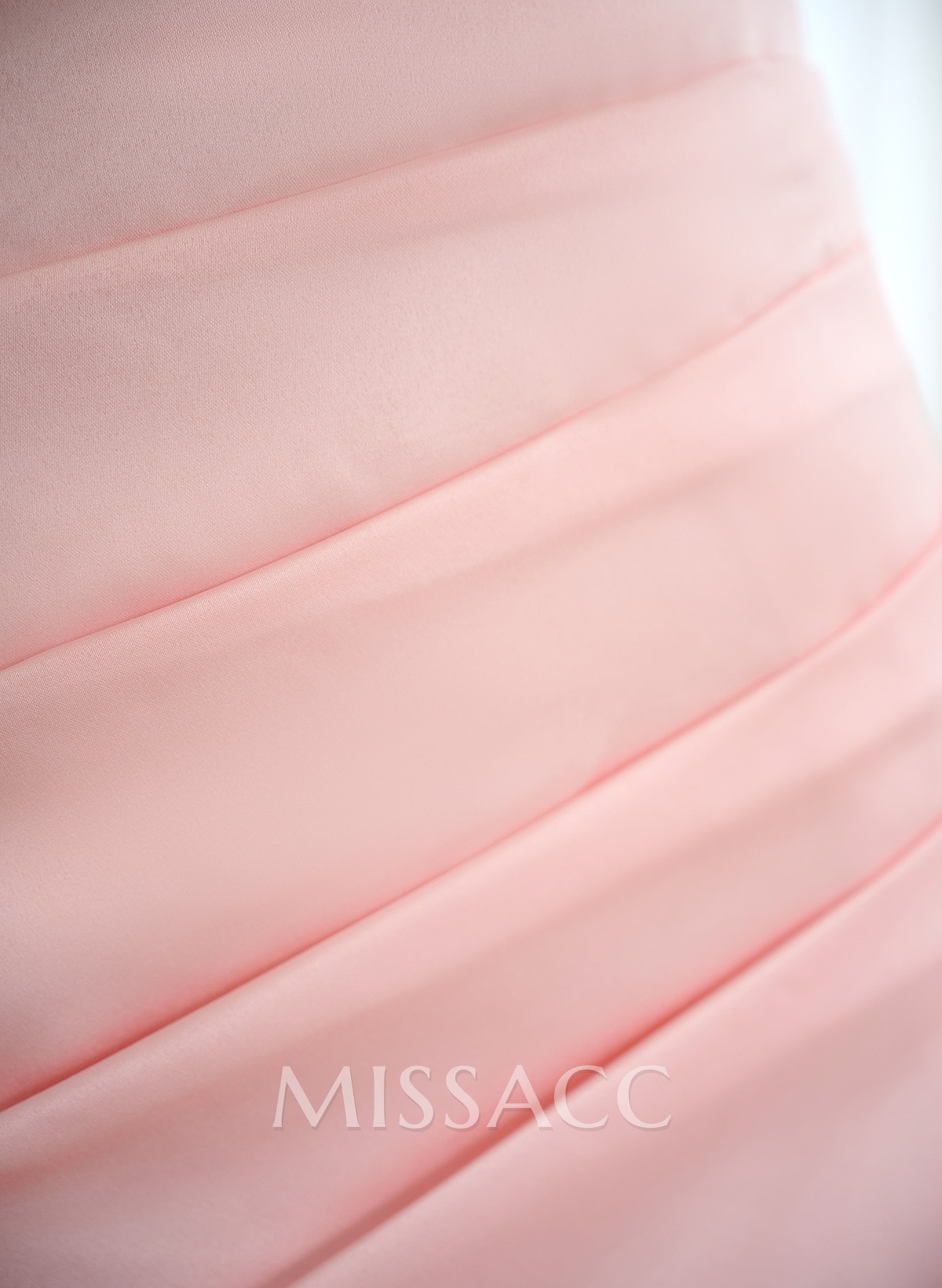 One-Shoulder Sheath/Column Satin Bridesmaid Dresses With Bow