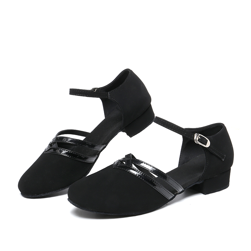 Women's Close Toe Ballroom Dance Shoes With Splice