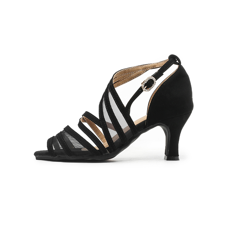 Point Toe Social Latin Dance Shoes For Women In High-Heeled