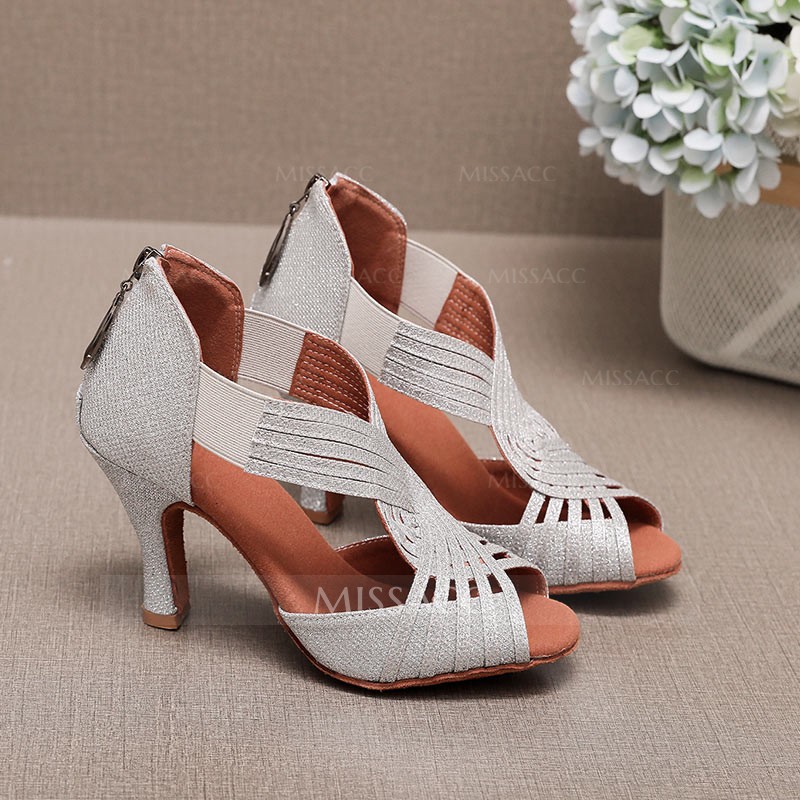 Women Rhinestone Ballroom Dance Shoes