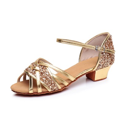 Low Heel Open Toe Dance Shoes For Women
