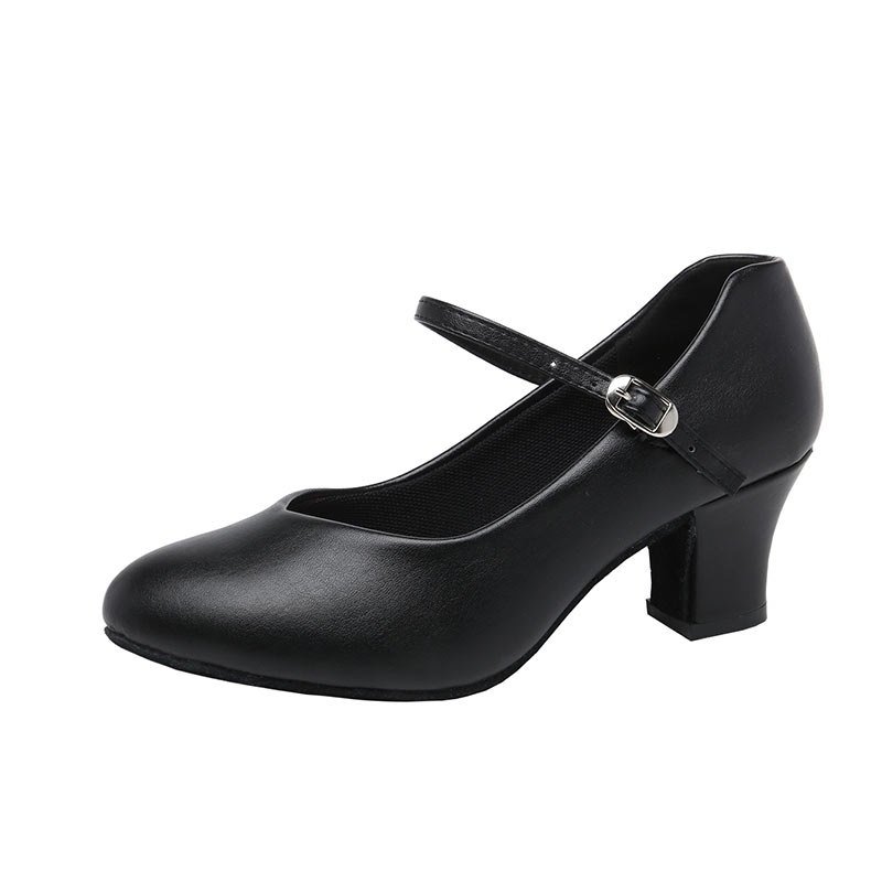 Low Heel Closed Toe Dance Shoes For Women